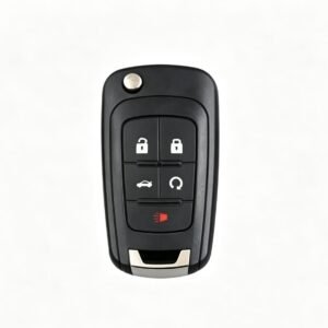 5 Button Chevrolet Remote Key Shell With Cross Type Logo