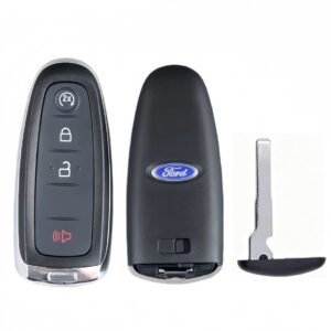 High-quality replacement shell for Ford 4-button smart remote car keys.