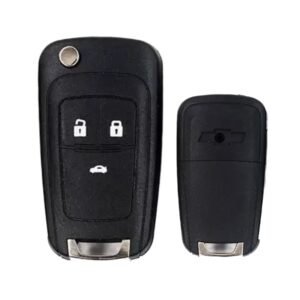 3 Button Chevrolet Cruze Remote Key Shell Cross Type Logo