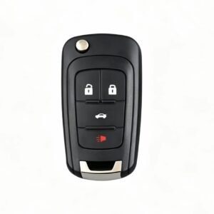 4 Button Chevrolet Cruze Flip Remote Key Shell With Cross Type Logo
