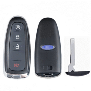 High-quality replacement shell for Ford 4-button smart remote car keys.