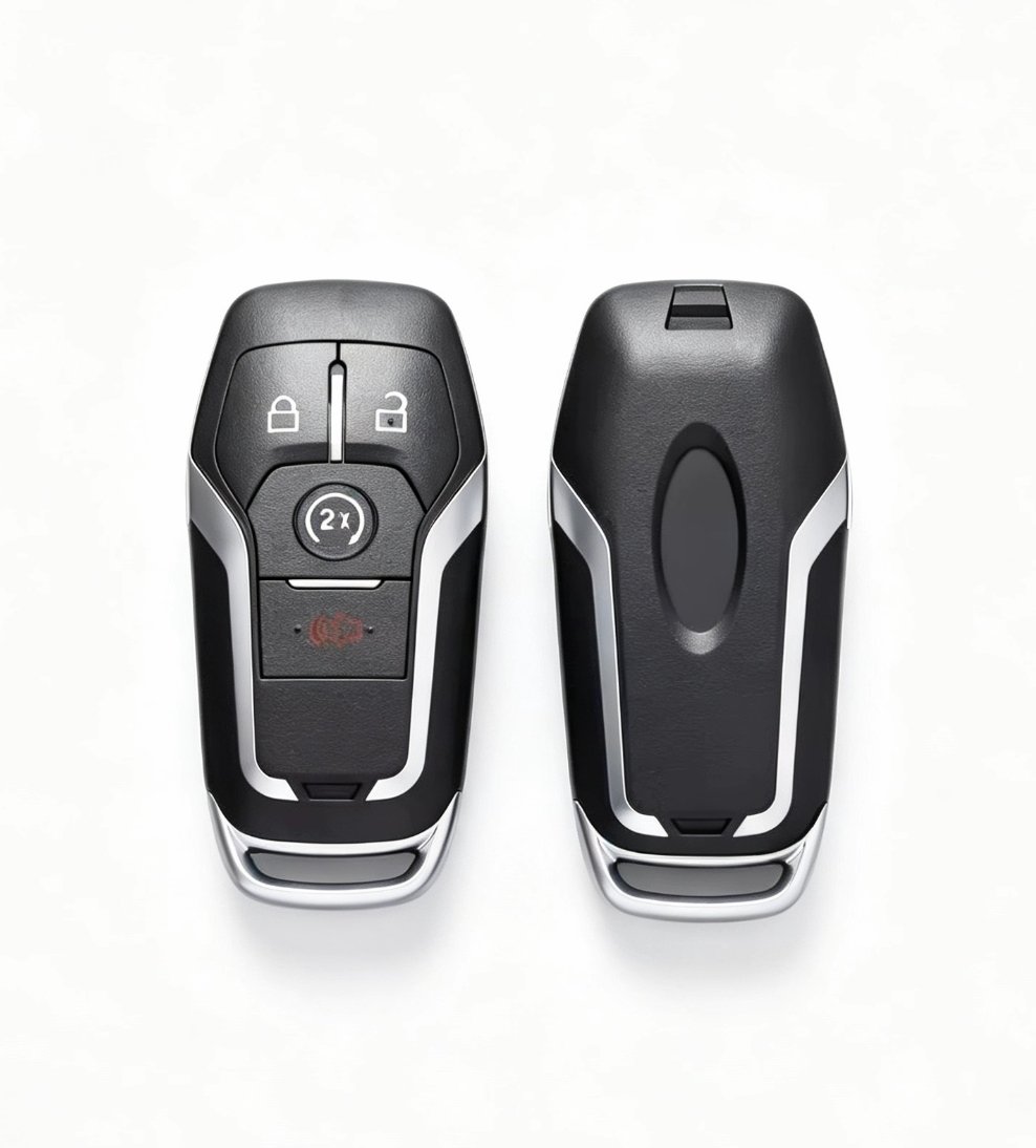 4button Ford remote key shell with logo