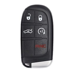 Chrysler Dodge Jeep 4+1 Button Key Shell (Sedan)