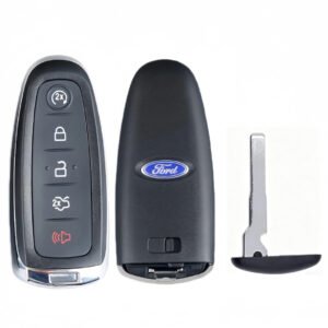 High-quality replacement shell for Ford 5-button smart remote car keys.