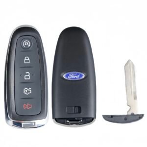 High-quality replacement shell for Ford 5-button smart remote car keys.