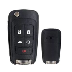 5 Button Chevrolet Remote Key Shell With Cross Type Logo