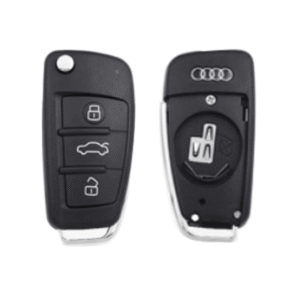 Replacement shell for Audi A6L key with 3 buttons