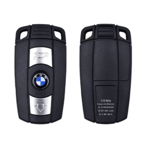 BMW 5 Series 3 Button Remote Key Blank Shell With Blade And Words On The Back(315Mhz With Words On Back )with battery door