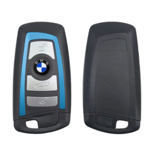 BMW 4 Button F Series blue Key Shell With Blade