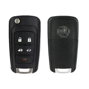 5 Button Buick GL8 Folding Flip Remote Key Shell with trunk button