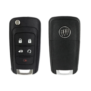 5 Button Buick GL8 Folding Flip Remote Key Shell with start button