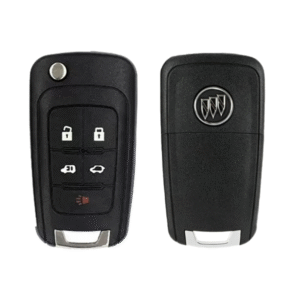 5 Button Buick GL8 Folding Flip Remote Key Shell with trunk button