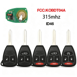 Suitable for Dodge Chrysler remote car key ID46 chip KOBDT04A 315MHz
