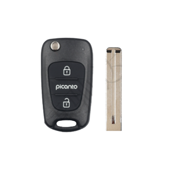 Suitable for 3-button Kia Picanto remote folding key case