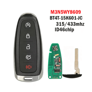 5Buttons M3N5WY8609 315/433mhz ID46 for Ford Focus Edge Escape Explorer Taurus Flex 2011-2018 BT4T-15K601-JC