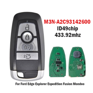 4button  Ford Mustang, Edge, Mondeo, Explorer smart key remote control 433.92MHz 49chip M3N-A2C93142600