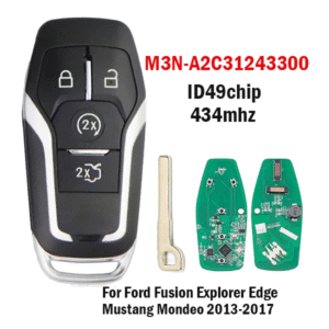 4Button Remote Car Key 433MHZ ID49 CHIP M3N-A2C31243300 For Ford Fusion Explorer Edge Mustang Mondeo 2013-2017