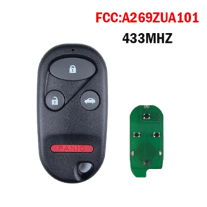 3 buttons for Honda car key 433MHz A269ZUA101