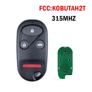 3+1 buttons for Honda car key 433MHz KOBUTAH2T