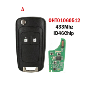 2/3/4/5 Buttons Remote Car Key Fob OHT01060512 433Mhz ID46 Chip For Chevrolet Aveo Cruze Orlando