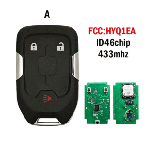 3/4/5/6-Button Smart Key for Chevrolet/GMC, Chip 46, 433MHz, HYQ1EA
