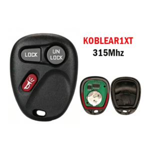 3-Button Separate Remote Car Key Fob for Chevrolet, Buick | 315MHz, KOBLEAR1XT