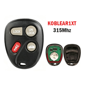 4Button Separate Remote Car Key Fob for Chevrolet, Buick 315MHz, KOBLEAR1XT