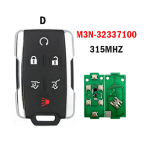 3 / 4 / 5 / 6 Button remote key M3N-32337100 315MHz For Chevrolet