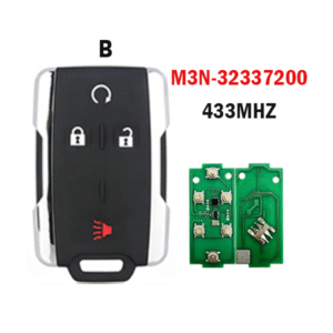 3 / 4 / 5 / 6 Button remote key M3N-32337200 433MHz For Chevrolet