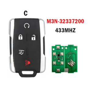 3 / 4 / 5 / 6 Button remote key M3N-32337200 433MHz For Chevrolet