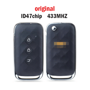 original 3 Button Flip Remote Key Fob for Chevrolet Aveo Captiva 2023-2024, 433MHz ID47 Chip