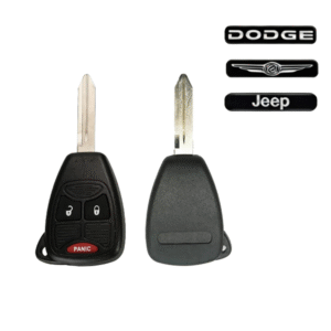 ForChrysler 2+1 Button Remote Key Shell With Battery Holder