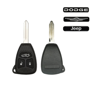 ForChrylser 3 Button Remote Key Shell No Battery Holder