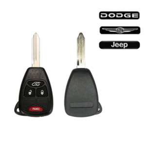 ForChrysler 3+1 Button Key Shell With Battery Holder