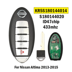 5Button Smart key 433.92Mhz FSK ID47 KR5S180144014 For T-Nissan Altima 2013-2015