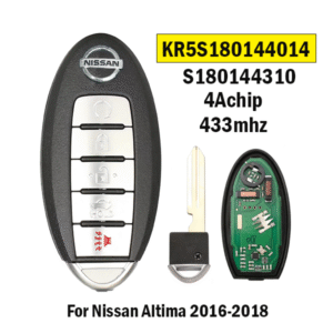 5-Button KR5S180144014 Applicable to Nissan Teana Cima Remote Key 4A Chip 433 Frequency