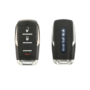 3-button Dodge smart key case with logo
