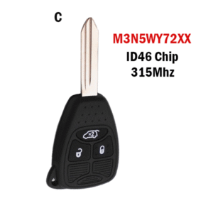 2/3/4/5/6 Button  For Dodge/Chrysler/Jeep M3N5WY72XX 315mhz