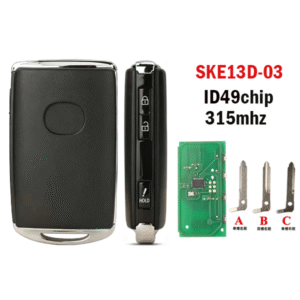 3Button Smart Remote Key Fob 315MHz WAZSKE13D03 ID49 for Mazda CX-3 CX-5 2020 2021