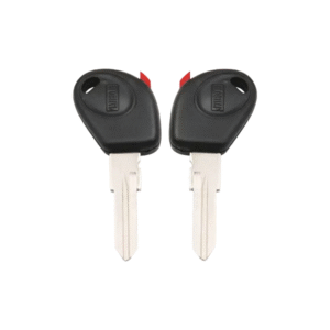 Red chip slot Fiat transponder key shell