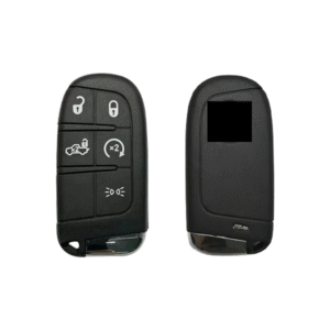 Smart car key shells (including car logos) for Fiat 500, 500L and 500X (2016-2019 models).