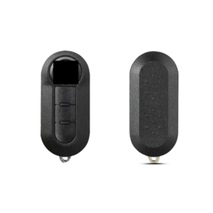 Fiat 500 two-button folding remote key case (no logo)