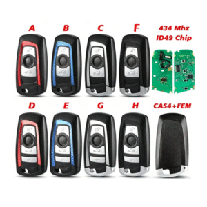 Suitable for BMW 3/4 button smart remote control key CAS4+ FEM 434Mhz ID49 PCF7945/7953