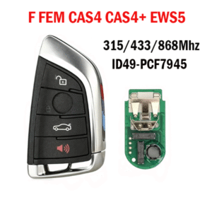 Applicable to 4-key BMW Blade F card smart key ID49-7945 315/434/868MHZ CAS4+ FEM