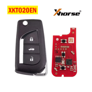 XHORSE XKTO20EN 2nd Gen 3 Buttons Toyota Style Universal Remote Key Compatible with VVDI