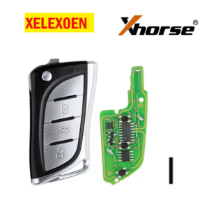 Xhorse XELEX0EN 3 Button Super Flip Remote Key VVDI Universal Key Fob Built-in Super Chip