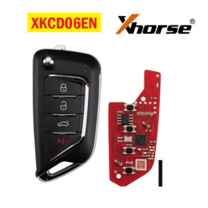 Xhorse XKCD06EN 4BTN Folding 2nd Gen VVDI Wire Remote Key